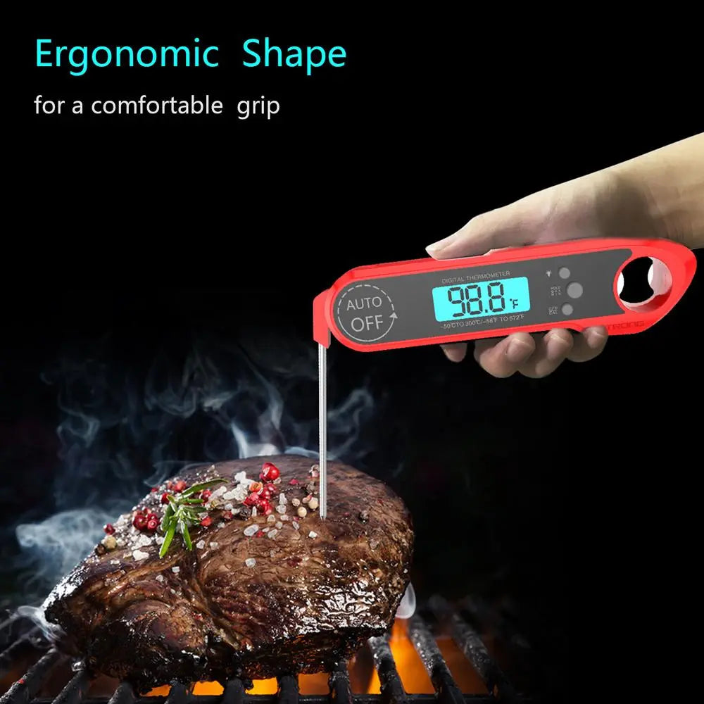 Digital Kitchen Thermometer Food Tools Electronic Cooking Probe BBQ - Shakefav.com