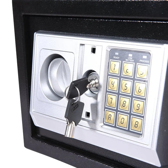 8.5L Electronic Safe Digital Security Box Home Office Cash Deposit - Shakefav.com