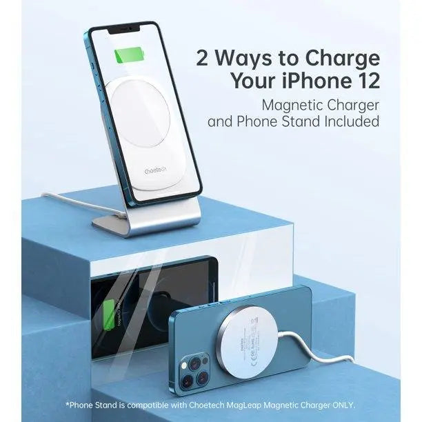 CHOETECH MagLeap Magnetic Wireless Charger & Stand - Shakefav.com