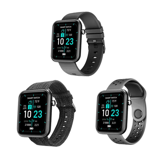 Advanced Smartwatch With Three Bands And Wellness + Activity Tracker - Shakefav.com