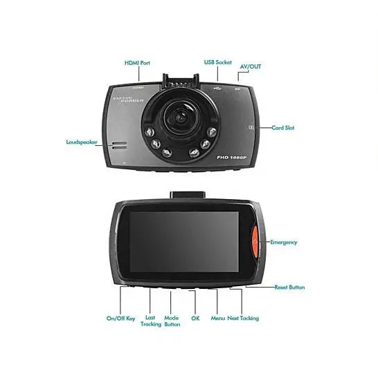 SafetyFirst HD 1080p Car Dash CamCorder with Night Vision-1080p Car Camera - Shakefav.com