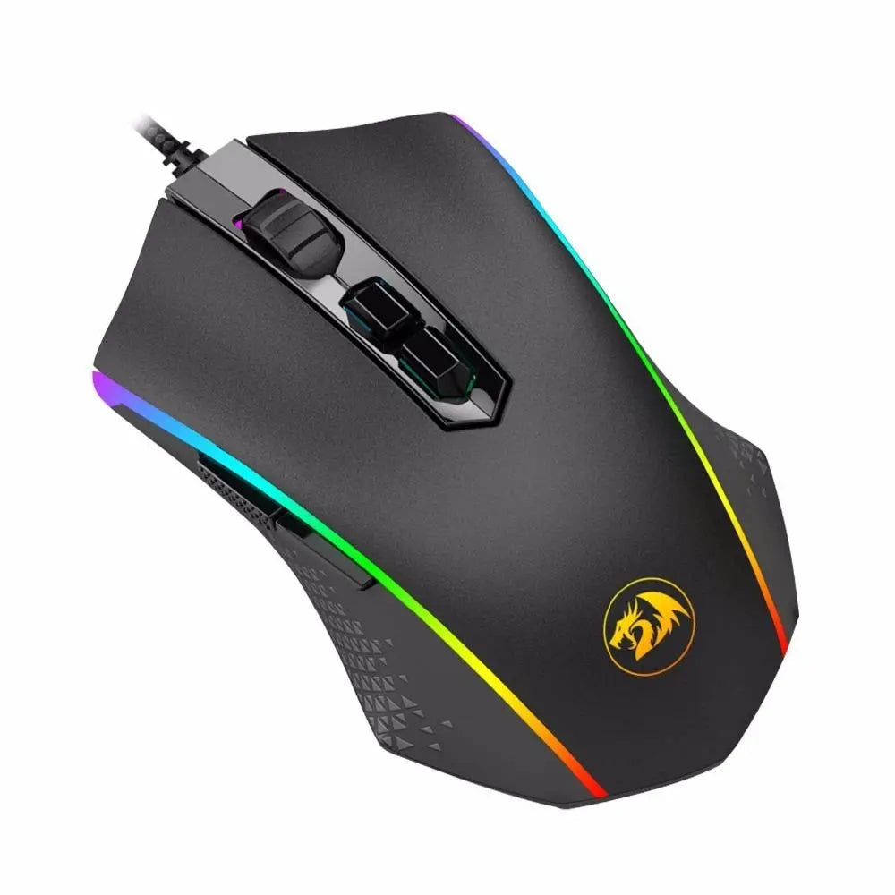 Ergonomically Smart Comfortable Gaming Mouse (Black) - Shakefav.com