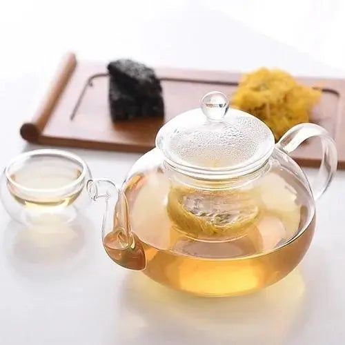 Thermo Glass Teapot 20 Fl Oz | High temperature and shock resistant - Shakefav.com