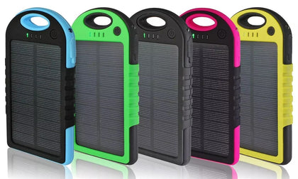 5,000 mAh Water-Resistant Solar Smartphone Charger