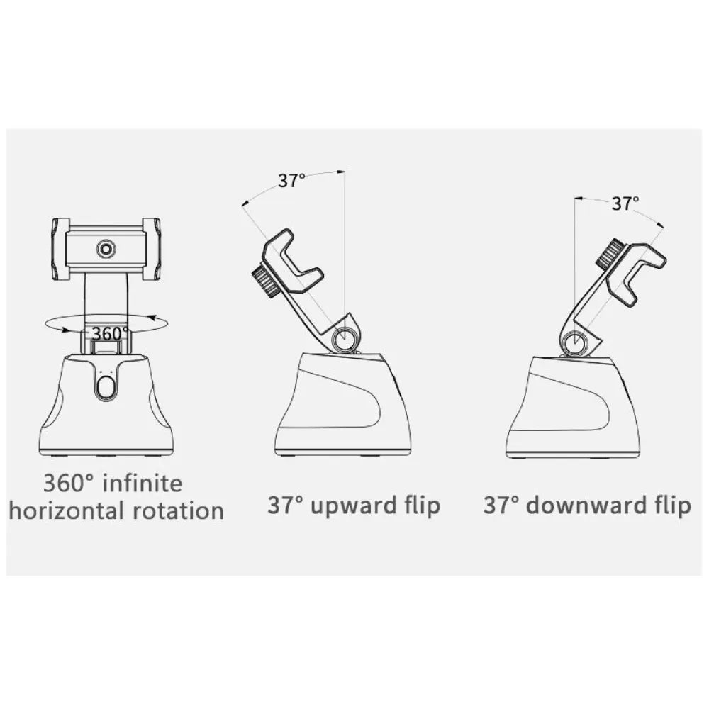 Revolving Follow Me Auto Selfie Holder - Shakefav.com