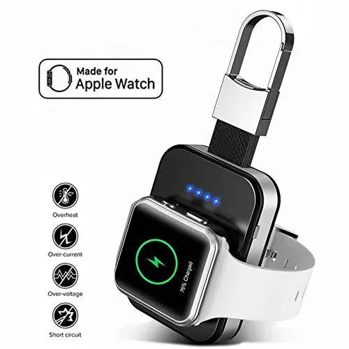 Apple Watch Wireless Charger Power Bank On Key Chain - Shakefav.com