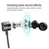 3.5mm Knurling Oblique In-Ear Style Wire Control Earphone - Black