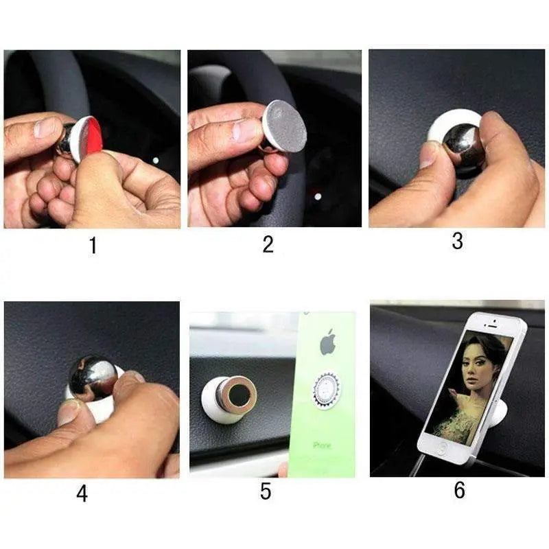 Magnetic Car Cell Phone Holder Mount Dash 360 Rotating For iPhone GPS - Shakefav.com