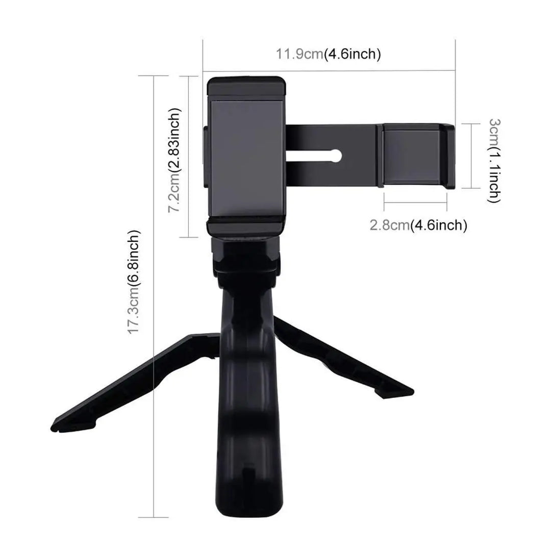 AMZER Foldable Tripod With Smartphone Fixing Clamp 1/4 inch Holder-Smartphone Tripod - Shakefav.com