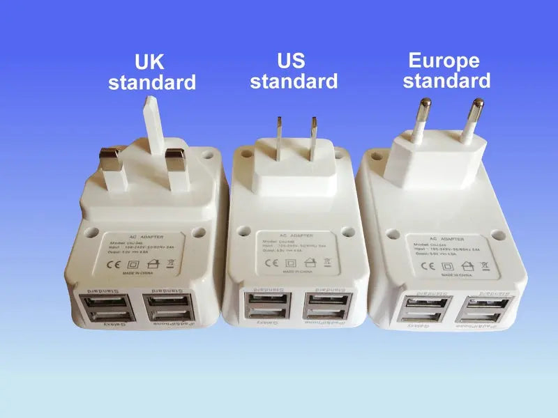 USB Charger 4-Port Charging Station - Shakefav.com