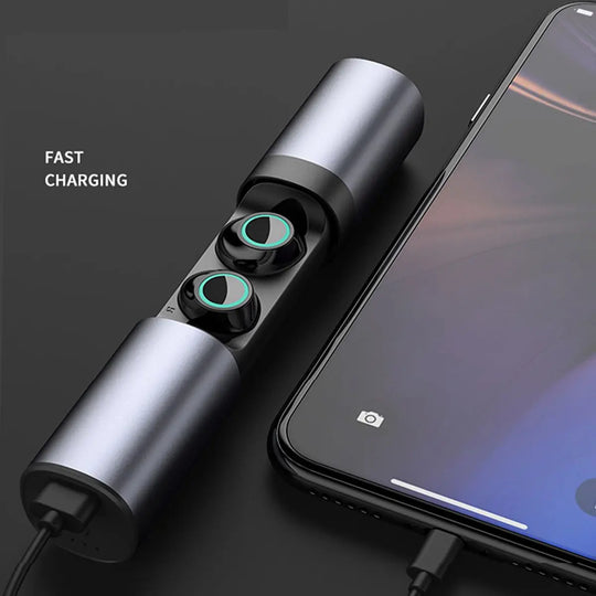 True Twin 2 In 1 Wireless Headphones With Phone Charger - Shakefav.com