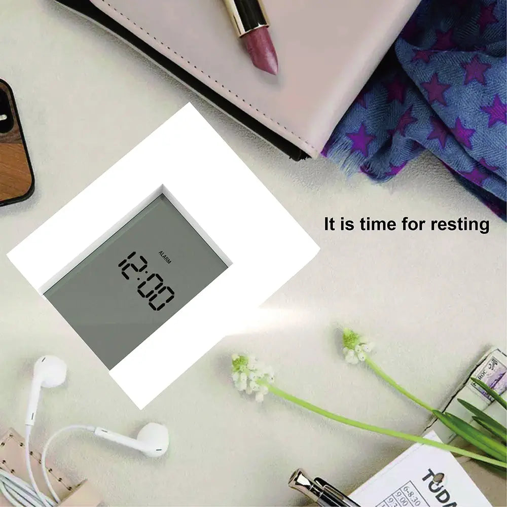 Electronic Square LCD Calendar Alarm Clock Digital - Shakefav.com