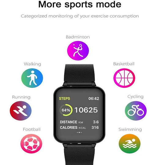 Smart Fit Total Wellness And Sports Activity Watch - Shakefav.com