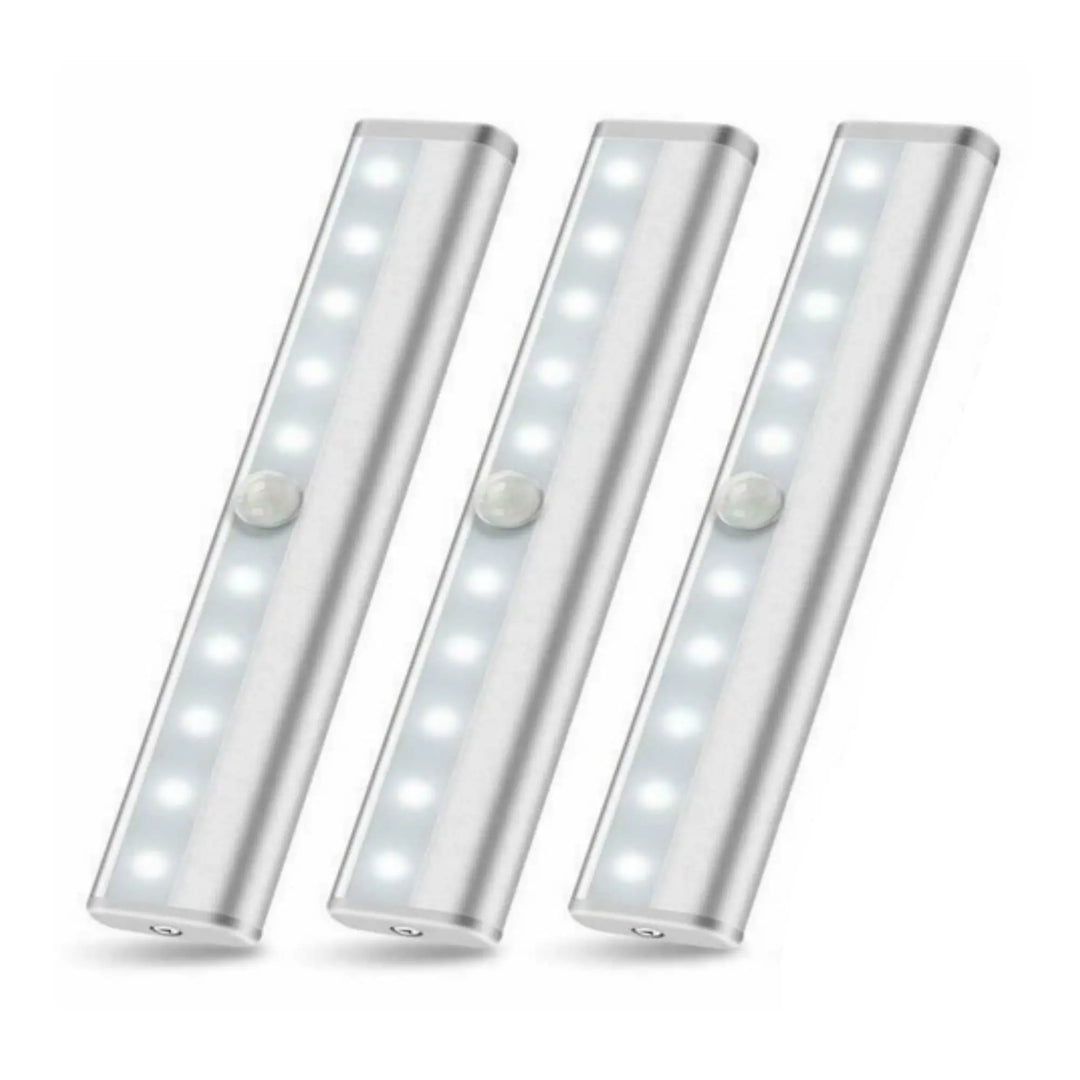 10 LED Motion Sensor Stick-on Light Bar (3 Pack) - Shakefav.com