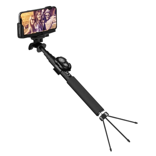 Cygnett GoStick Bluetooth Selfie-Stick and Tripod for Hands-Free Pics Sky Iapetus