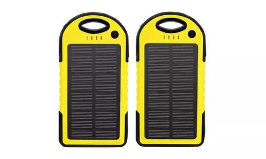 5,000 mAh Water-Resistant Solar Smartphone Charger - Shakefav.com