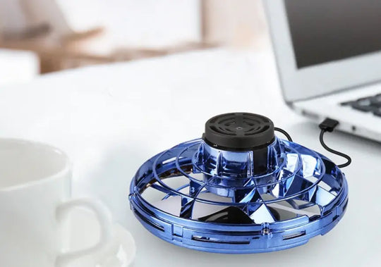 Mini Drone LED UFO Type Flying Helicopter Spinner Fingertip - Shakefav.com