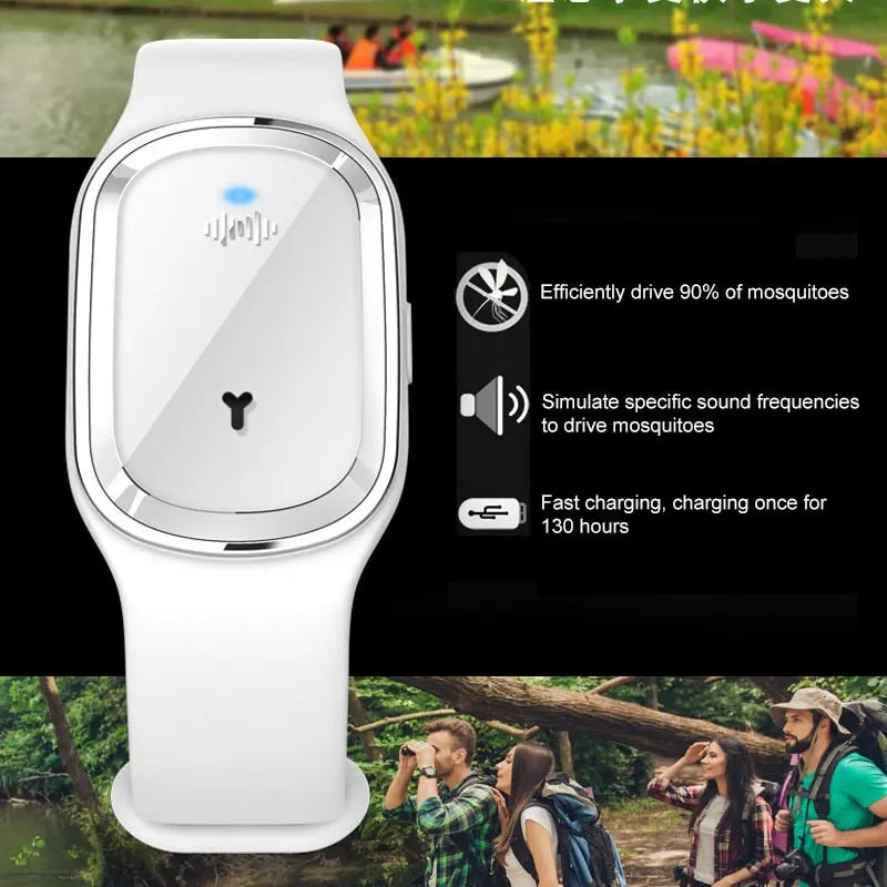 Outdoor Ultrasonic Mosquito Repellent For Children Adults - Shakefav.com