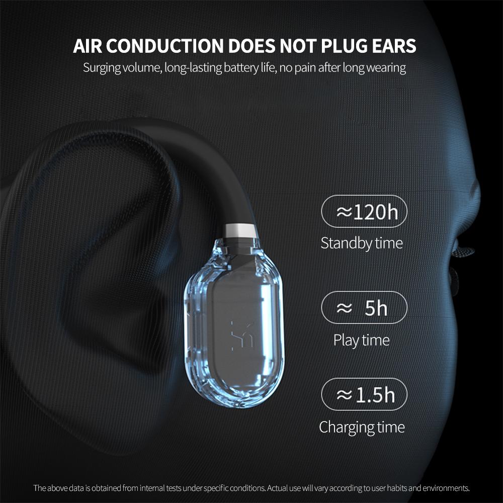 Bone Conduction Headphones Bluetooth Wireless Sports Earphone