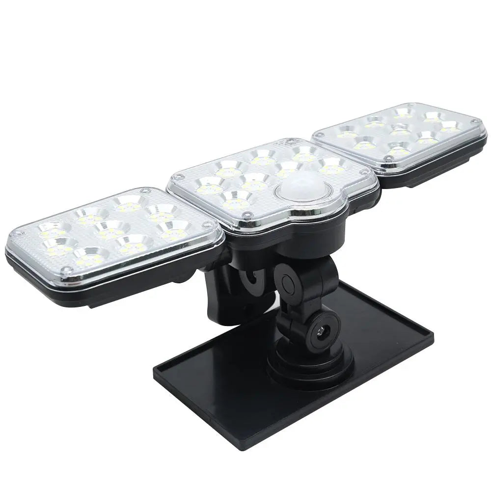 3 Adjustable Heads 270° Wide Angle Illumination Solar Lights Outdoor - Shakefav.com