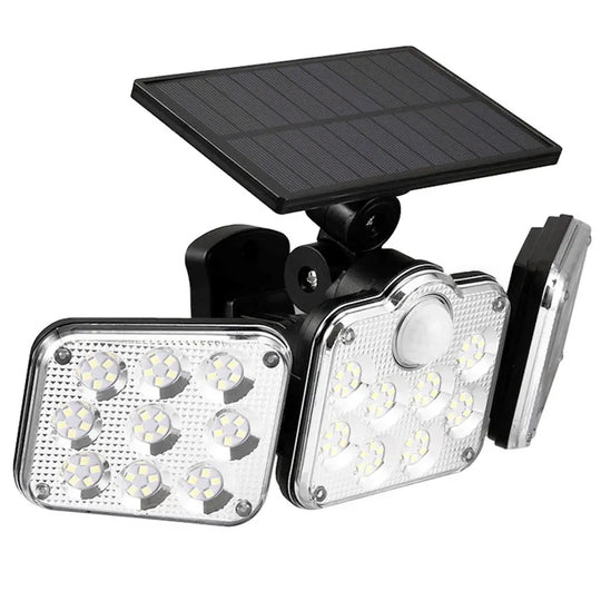 3 Adjustable Heads 270° Wide Angle Illumination Solar Lights Outdoor - Shakefav.com