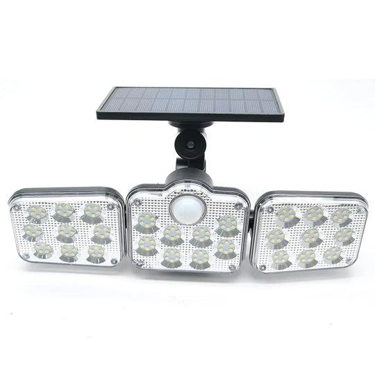 3 Adjustable Heads 270° Wide Angle Illumination Solar Lights Outdoor - Shakefav.com