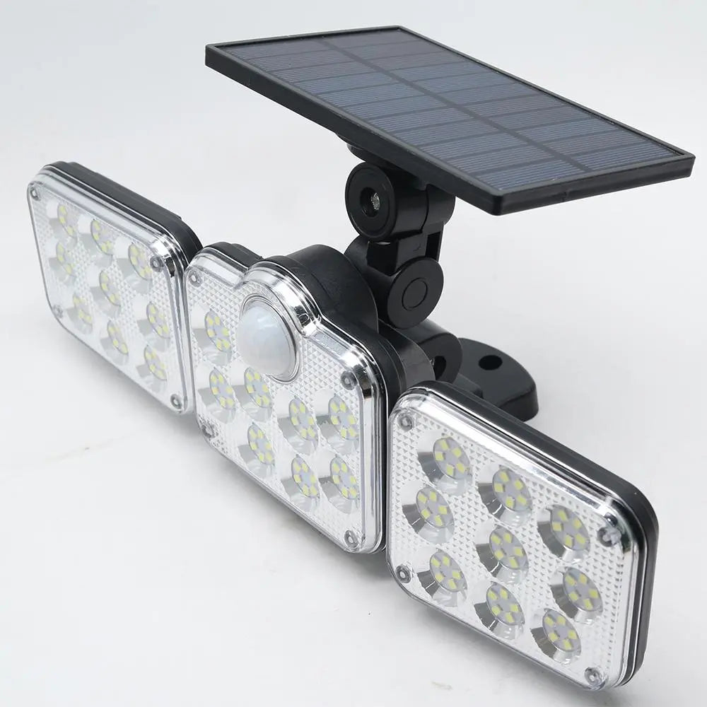 3 Adjustable Heads 270° Wide Angle Illumination Solar Lights Outdoor - Shakefav.com