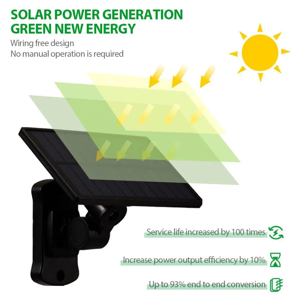 3 Adjustable Heads 270° Wide Angle Illumination Solar Lights Outdoor - Shakefav.com