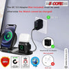 5 Core Wireless Charging Station  10W 3 in 1 Fast Phone Watch Earpod