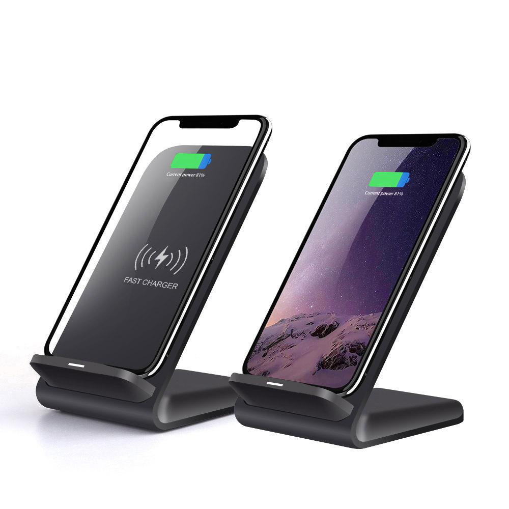 15W Qi Wireless Phone Charger Holder Auto-Adaptive Fast Charge Pad