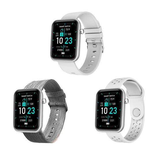 Advanced Smartwatch With Three Bands And Wellness + Activity Tracker - Shakefav.com