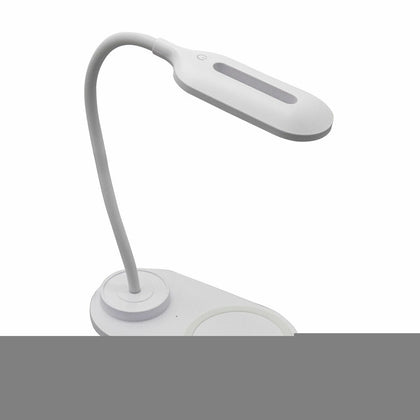 LED Lamp with Wireless Charger for Smartphones Denver Electronics
