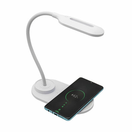 LED Lamp with Wireless Charger for Smartphones Denver Electronics