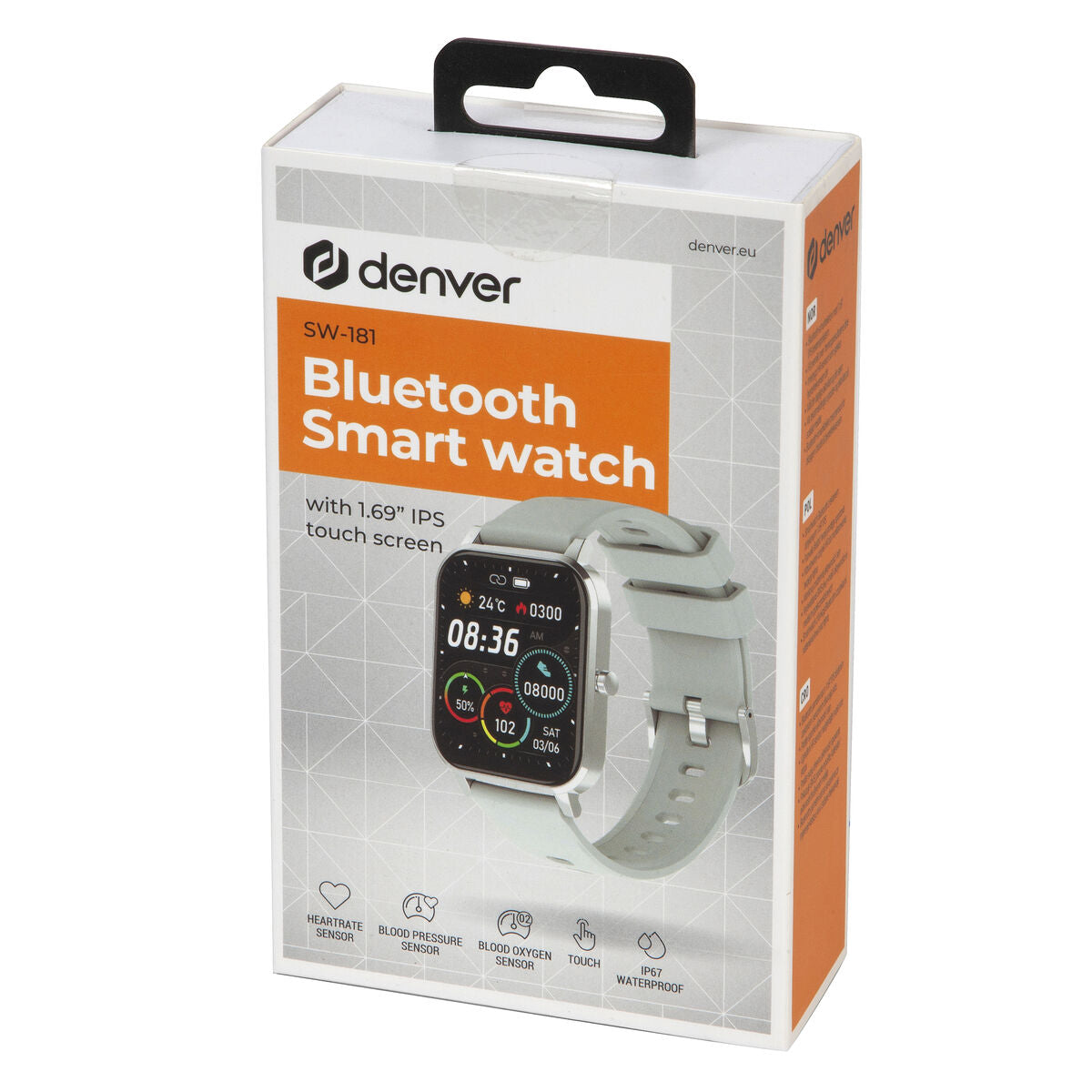 Smartwatch Denver Electronics SW181 GRIS Grey 1,7