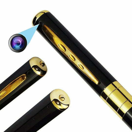 Pen Camera Cam Mini Hidden Pocket Audio Video Recorder DVR Security Puce Gaia