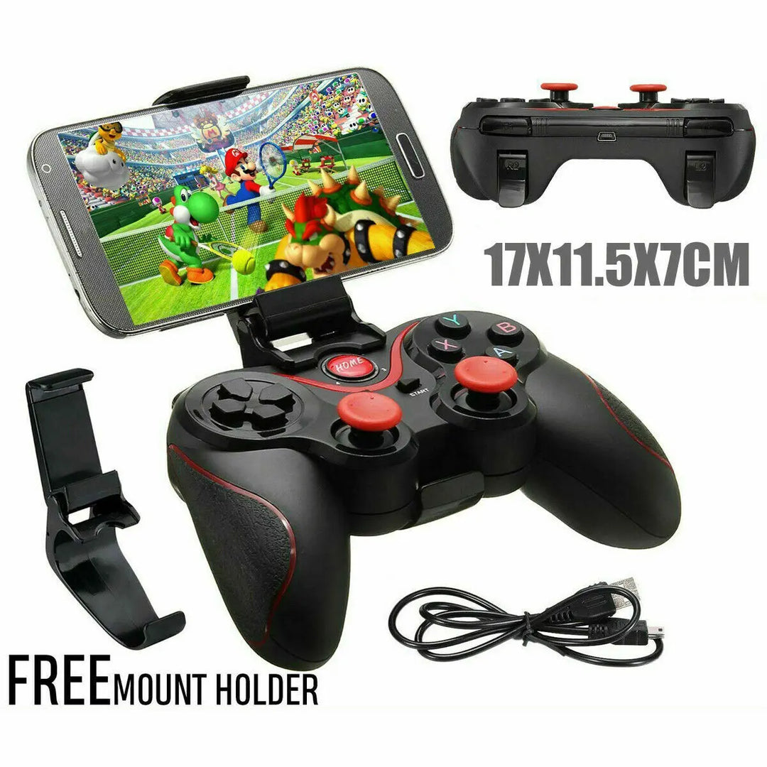 Wireless Bluetooth Mobile Controller Gamepad For IOS /Android Tablet Puce Gaia