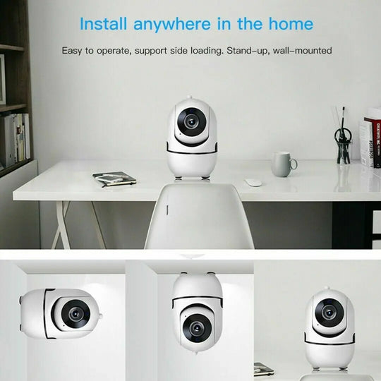 1080P WiFi Wireless Indoor Home Security Camera Night Vision Baby Pet Puce Gaia