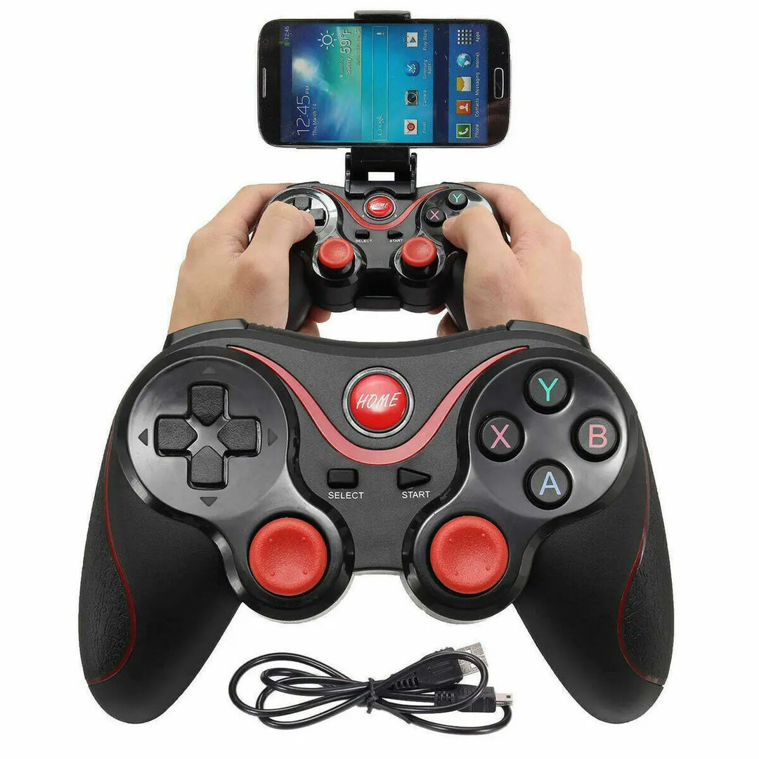 Wireless Bluetooth Mobile Controller Gamepad For IOS /Android Tablet Puce Gaia