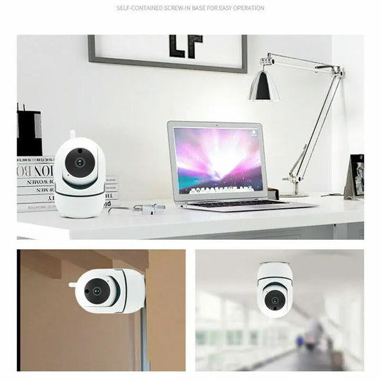 1080P WiFi Wireless Indoor Home Security Camera Night Vision Baby Pet Puce Gaia