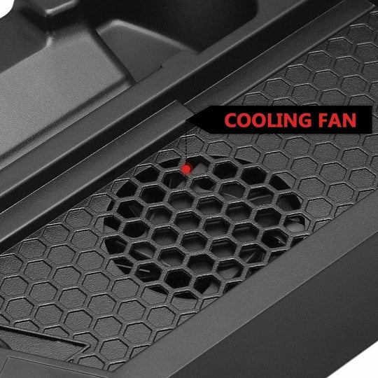 PS4 Cooling Station Vertical Stand 2 Controller Charging Dock For Puce Gaia