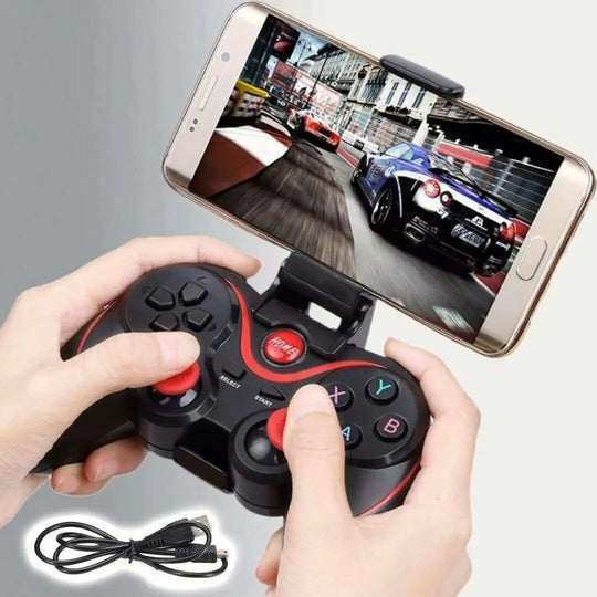 Wireless Bluetooth Mobile Controller Gamepad For IOS /Android Tablet Puce Gaia