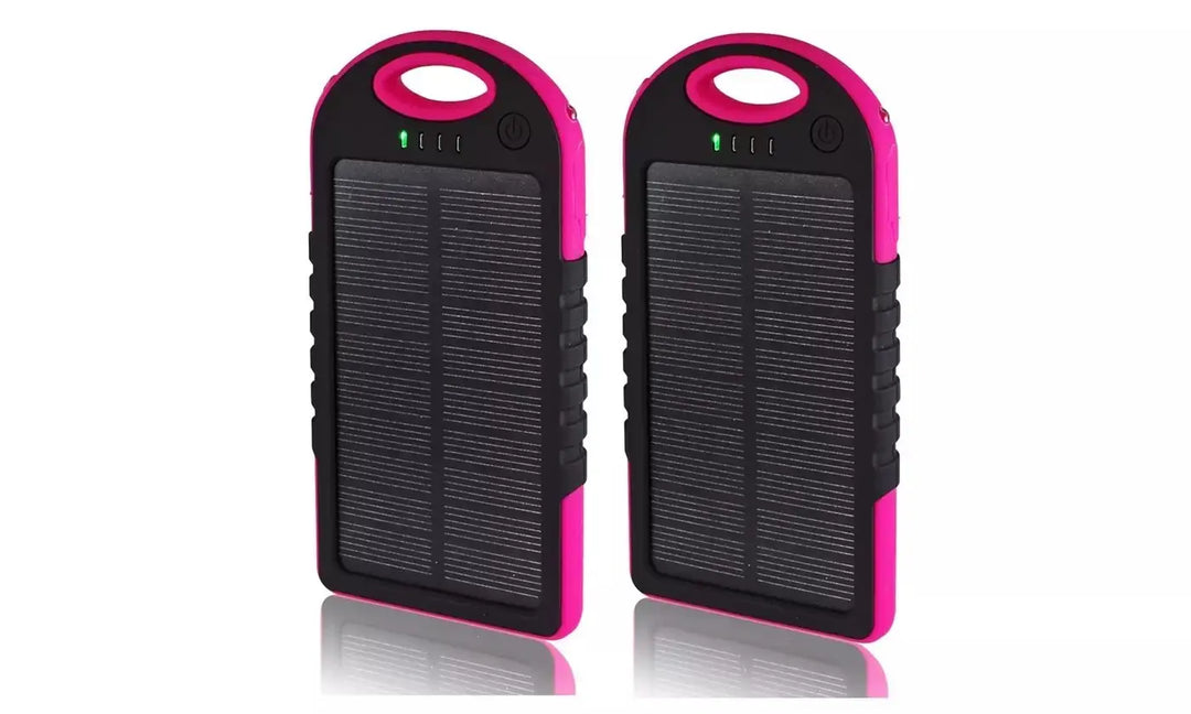 5,000 mAh Water-Resistant Solar Smartphone Charger - Shakefav.com