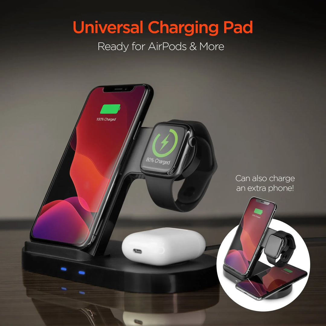 Hypergear 3-in-1 Wireless Charging Dock Black (15328-HYP) Sky Iapetus