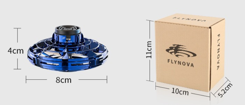 Mini Drone LED UFO Type Flying Helicopter Spinner Fingertip