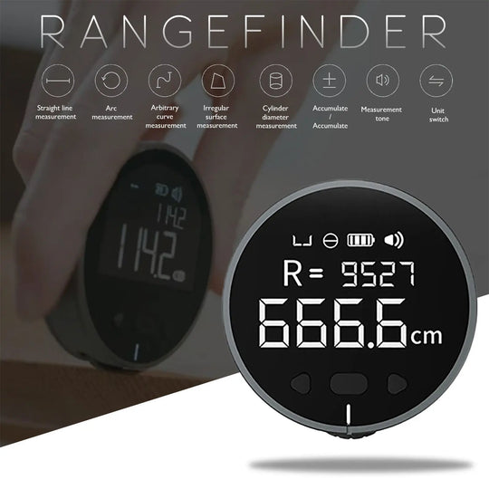 Electronic Ruler Rechargeable 8 Functions Rangefinder - Shakefav.com