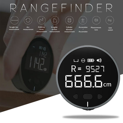 Electronic Ruler Rechargeable 8 Functions Rangefinder