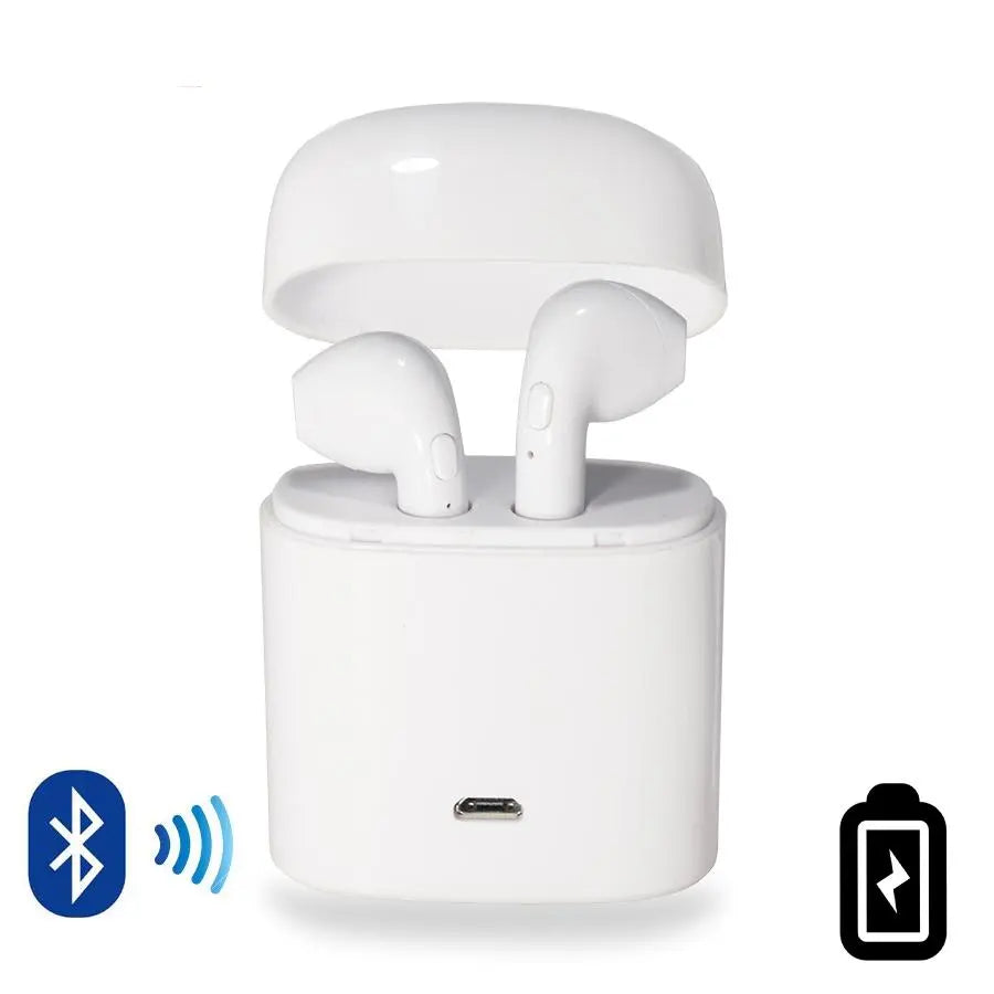 Dual Chamber Wireless Bluetooth Earphones With Charging Box - Shakefav.com