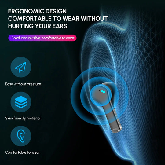 Bluetooth 5.3 Wireless Earbud  60 Hrs Playtime with LED Display for Pink Iolaus