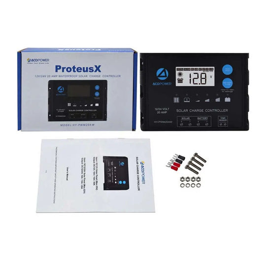 ACOPOWER ProteusX 20A PWM Charge Controller-Solar Charge Controller - Shakefav.com