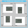Calendrier électronique carré LCD réveil numérique